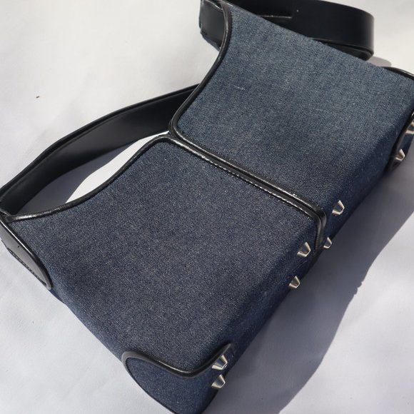 Vintage Navy shoulder bag - Picture 1 of 3